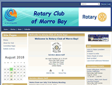 Tablet Screenshot of morrobayrotary.org